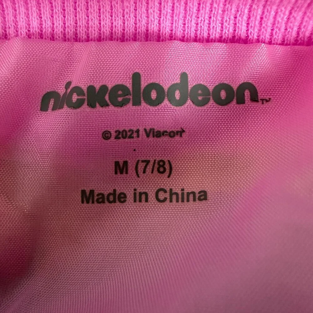 Nickelodeon Unicorn Shine Bright Jacket For Girls - Size M (7/8) Sequin Design